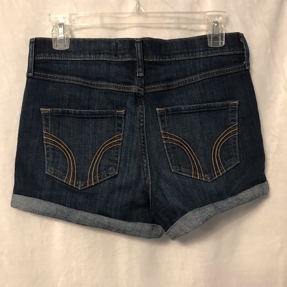 Hollister blue denim shorts. Size 9. - Picture 2 of 6